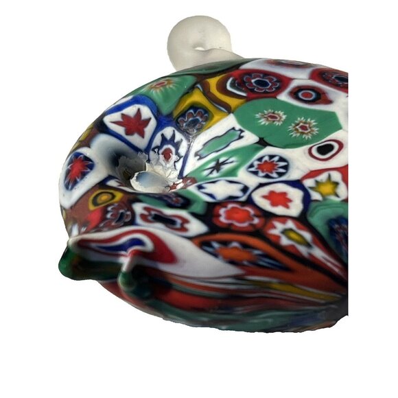 Millefiore Art Glass Angel Fish Pendant - Picture 3 of 8